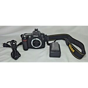 Nikon D80 Digital SLR Camera Body OEM Charger Battery 20083 Shutter Count Works